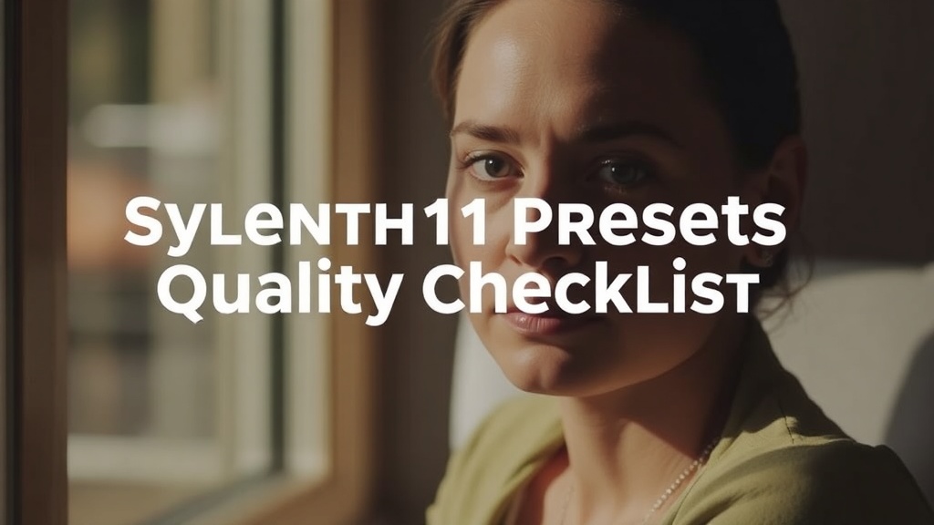 Sylenth1 Presets Quality Checklist | SoundShockAudio