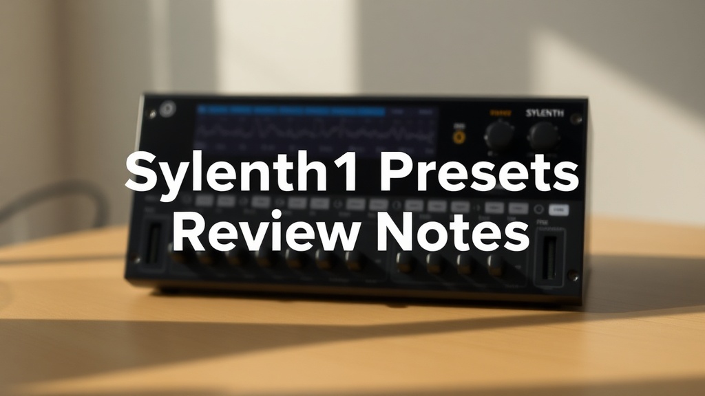 Sylenth1 Presets Review Notes | SoundShockAudio