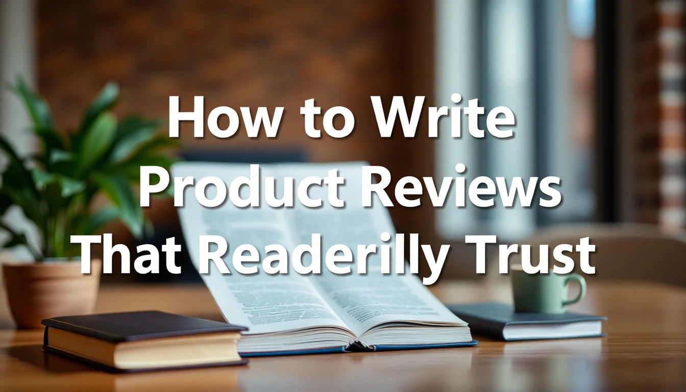How to Write Product Reviews That Readers Actually Trust